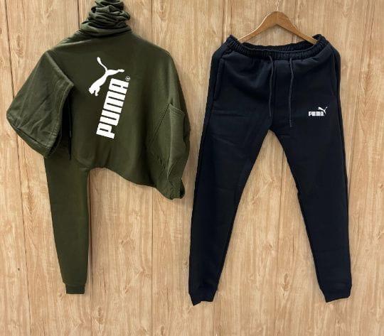 Puma Premium Full Sleeve Hoodie Tracksuit