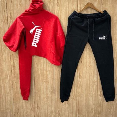 Puma Premium Full Sleeve Hoodie Tracksuit