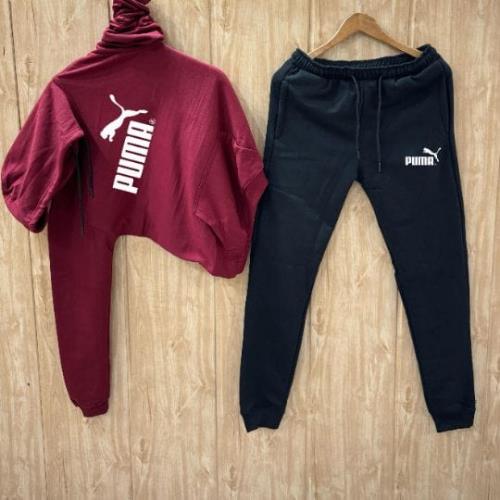 Puma Premium Full Sleeve Hoodie Tracksuit