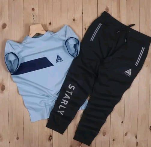 STARLY TSHIRT WITH TRACKPANT COMBO SET | PURE COTTON