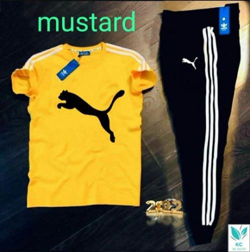 PUMA Lower and T-Shirt Combo: Premium Drifit Lycra Fabric