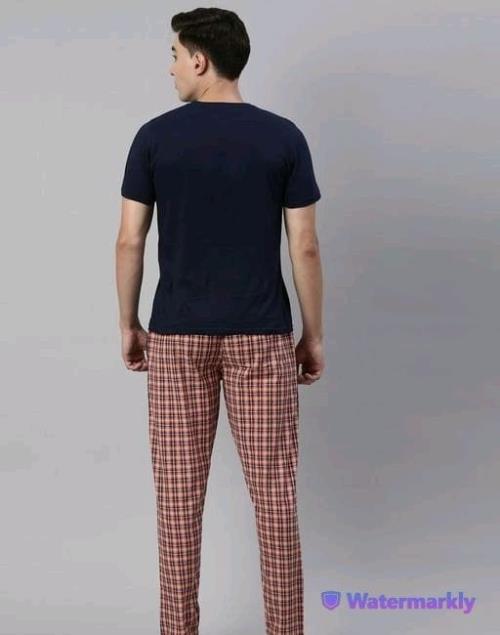 Pre John Mens T-shirt And Lounge Pent Set | Cotton