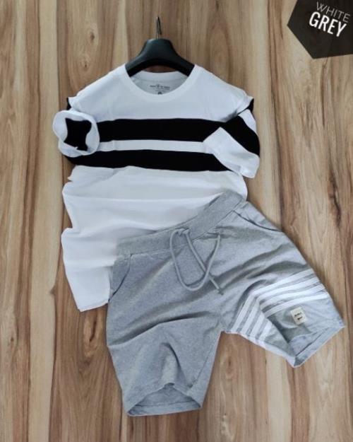TEES + SHORTS SET DRYFIT LYCRA FABRIC