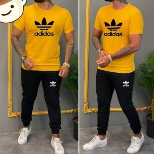 Inspired Adidas T-shirt + Trackpant Combo