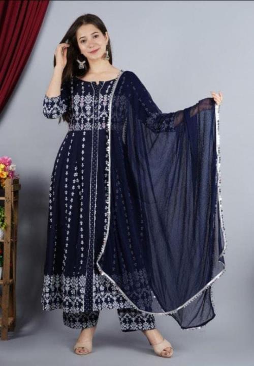RAYON PRINTED 3PC SET