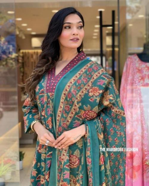 Premium Heavy Cotton Full Print Dress