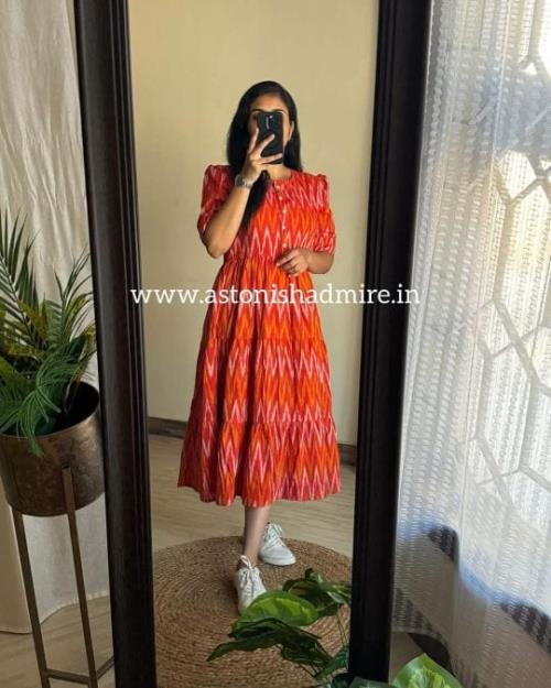 Summer Vibes Tie-dye Print Pure Jaipur Cotton Feeding & Non Feeding Kurti.
