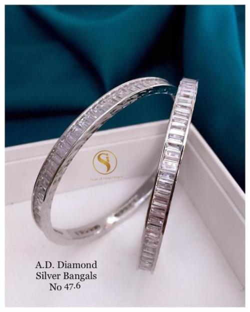 American Diamond Bangles Set