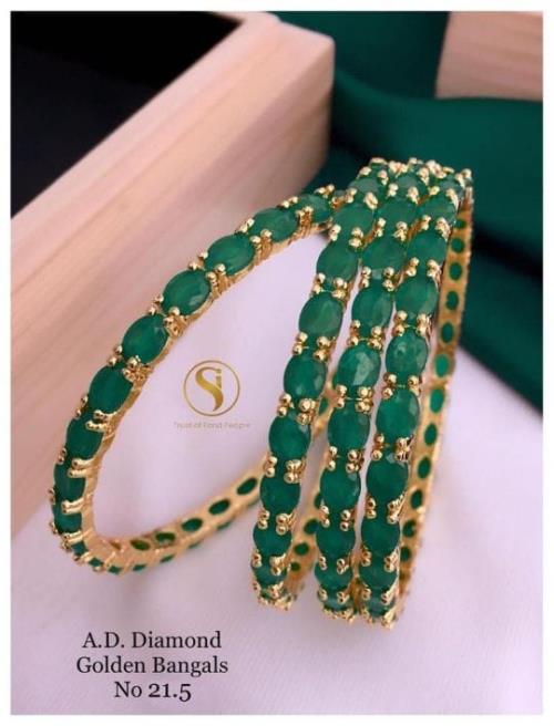 American Diamond Bangels Set