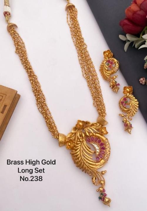Brass High Gold Long Set.