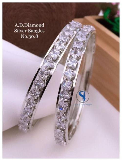 American Diamond Bangel Set.
