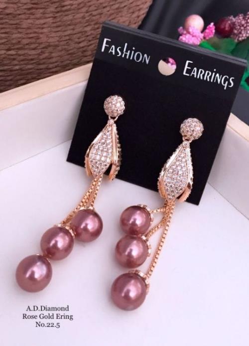 American Diamond Earring Set