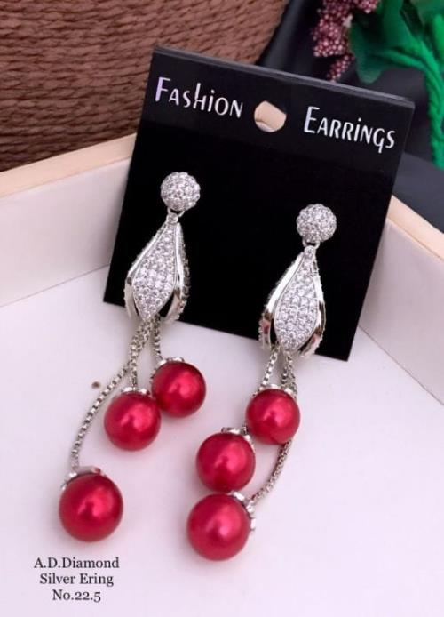 American Diamond Earring Set