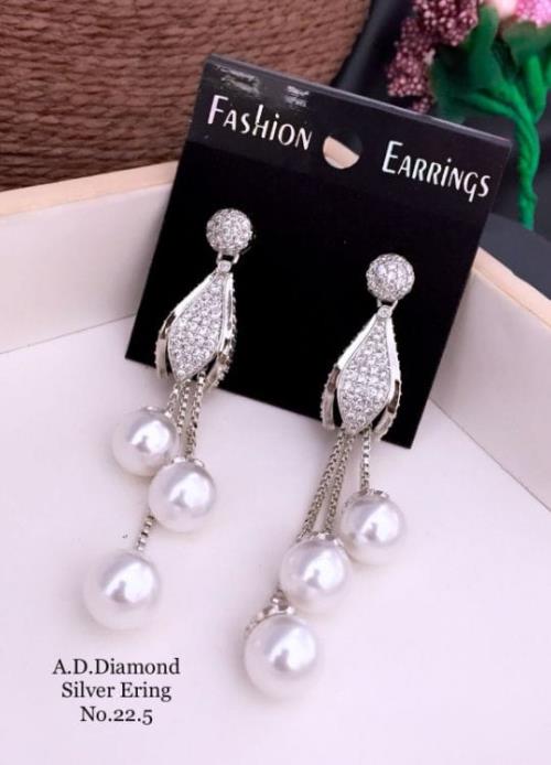 American Diamond Earring Set