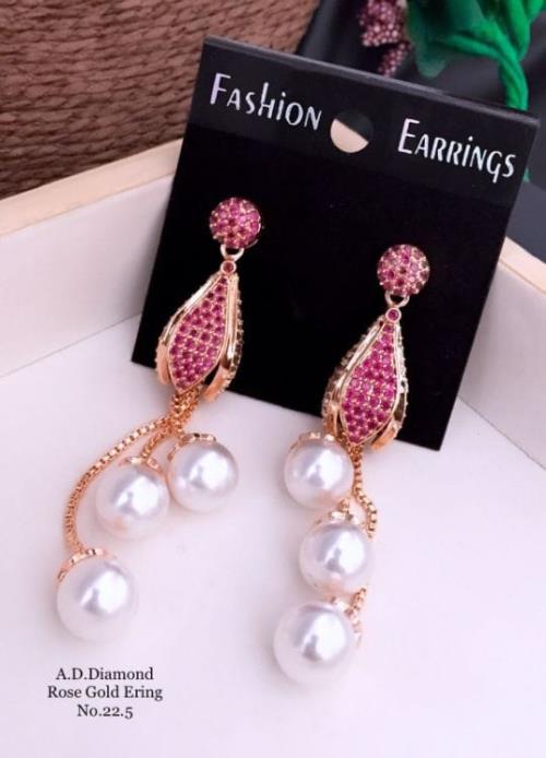 American Diamond Earring Set