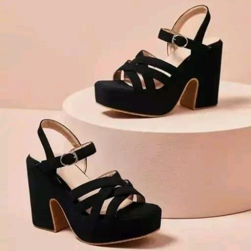 Inspired Womens Medium Heel Shoes with Best TPR Sole