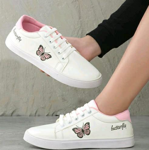 Inspired Butterfly Sneakers For Girls.
