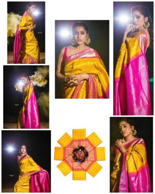 BEAUTIFUL RICH PALLU & JACQUARD WORK ON ALL OVER THE SAREE