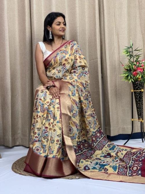 Qalamkari special Saree