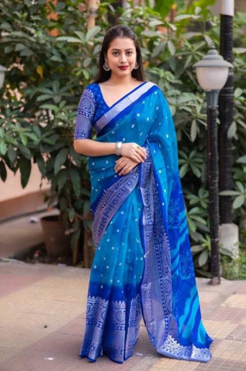 SOFT JUTE SILK SAREE.