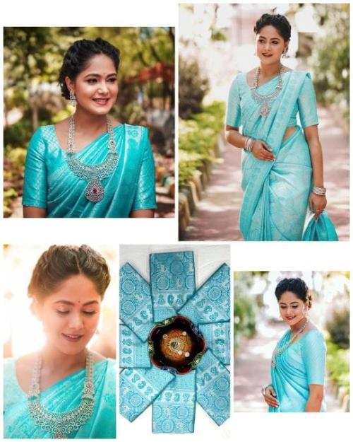 SOFT LICHI SILK SAREES  .