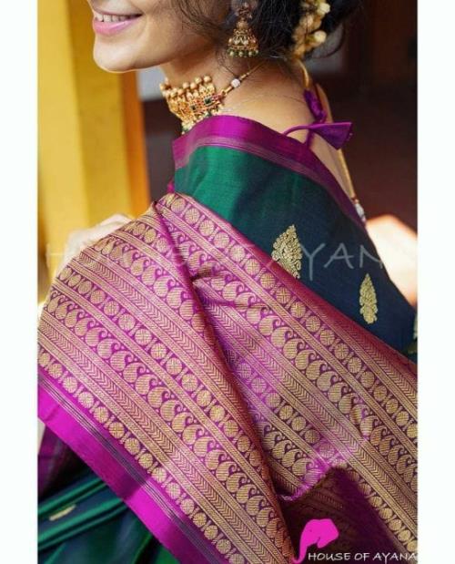  SOFT LICHI SILK SAREE   .