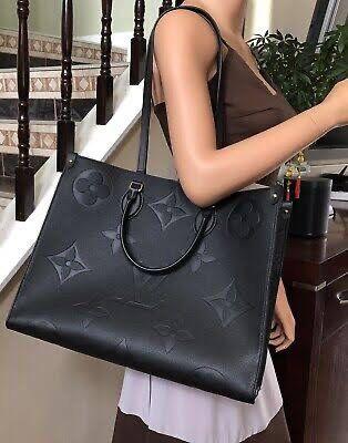 Louis Vuitton OntheGo GM Large Leather Tote Bag, 41cm.