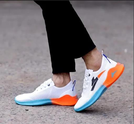 Inspired Men White Sports Shoes - Running Shoes
