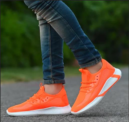 Inspired Men Orange Sports Shoes