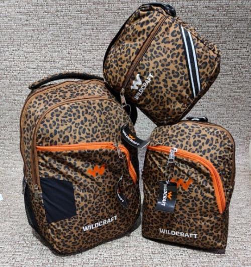 Wildcraft bag pack 3 pcs  combo