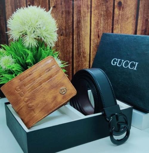 GUCCI WALLET BELT SET