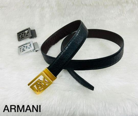 ARMANI WITH REVERSE BELT