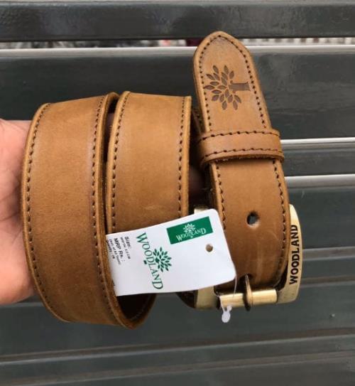 100% GENUINE LEATHER WOODLAND BELT