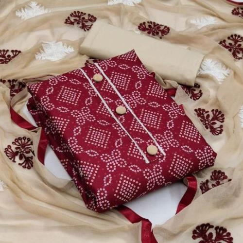 RUBBY SLUB METRIAL DEGITAL PRINT FRNT N BACK PRINT