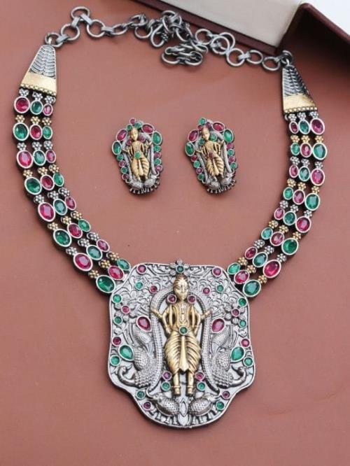 Premium Silver Pendai Butti Set.