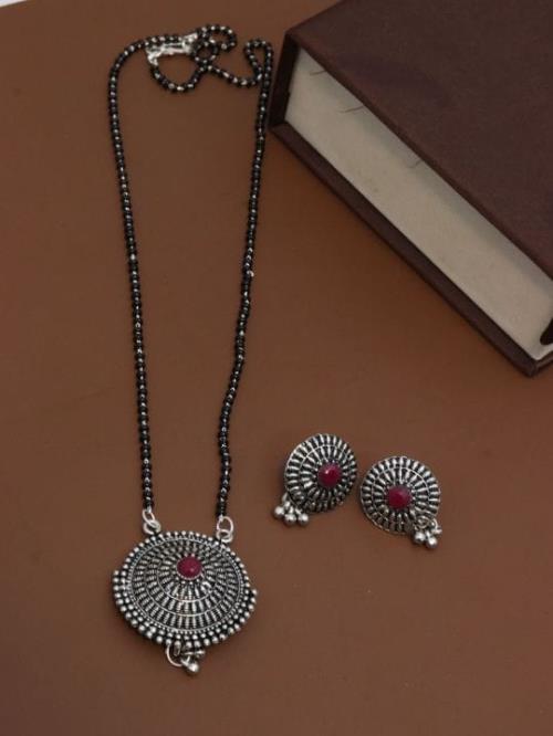 Silver Mangalsutra.