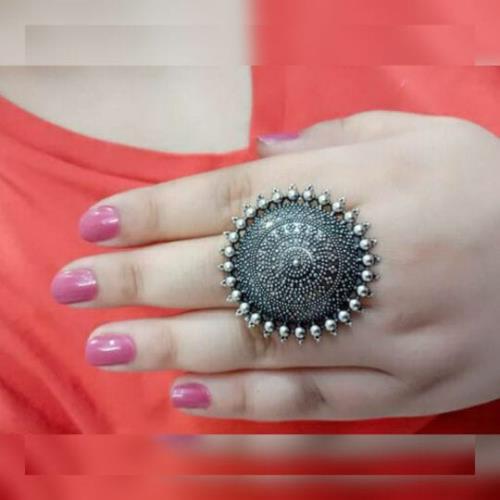 Silver Designer Ring  .
