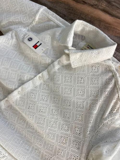 Inspired  IMPORTED NET SHIRT | PARTY CLUB WEAR 2023. White