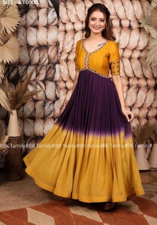 Olivia Embroidered Georgette Dress