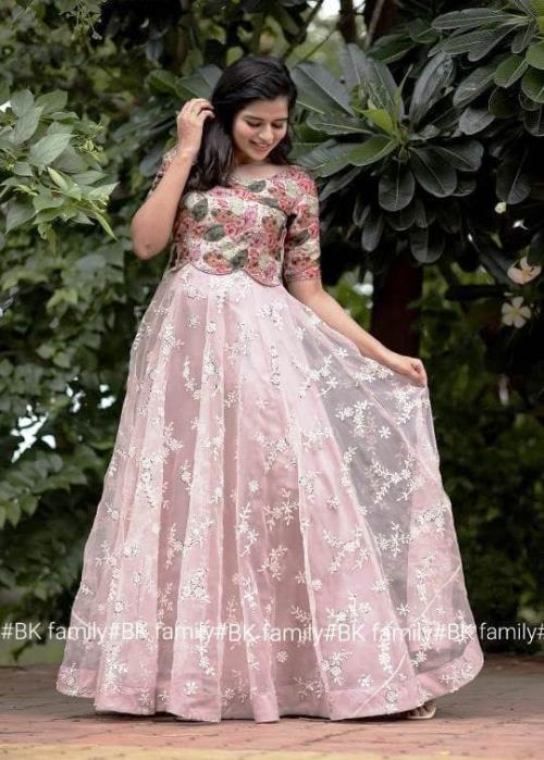 Organza Chikankari Dress