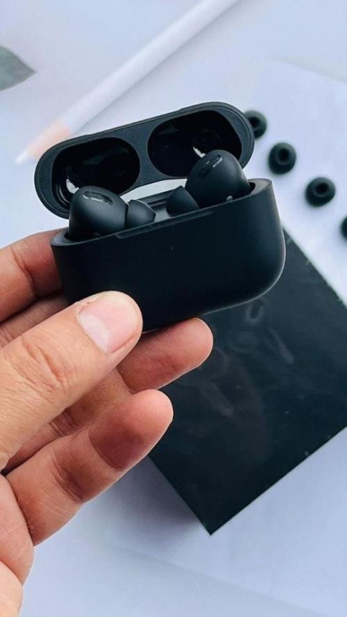 Airpod Pro with Popup window, GPS, 598MAH And Black Colour With Matt Finish .