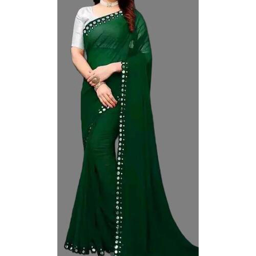 GEORGETTE CUT WORK SAREE