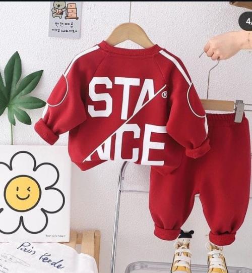 Cute & Adorable Round Neck Long Sleeve T-Shirt with Comfy Pants.