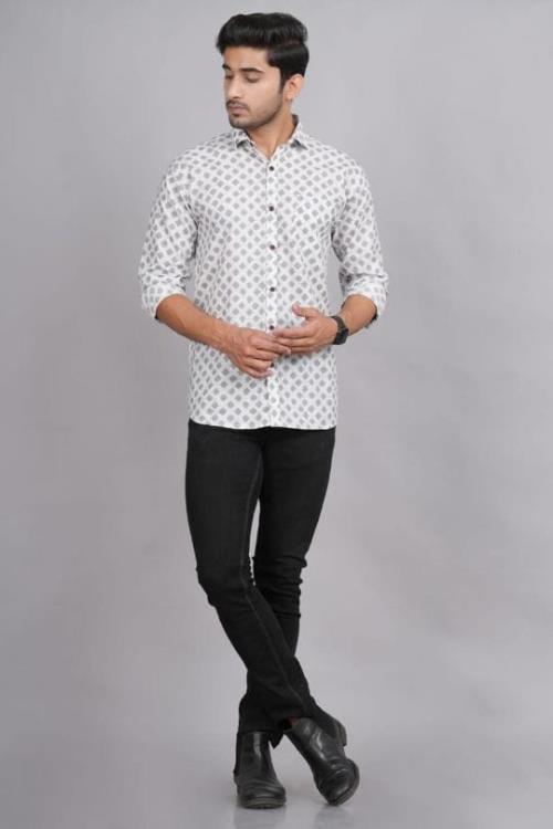 Inspired JODHPURI PRINTED SHIRTS.