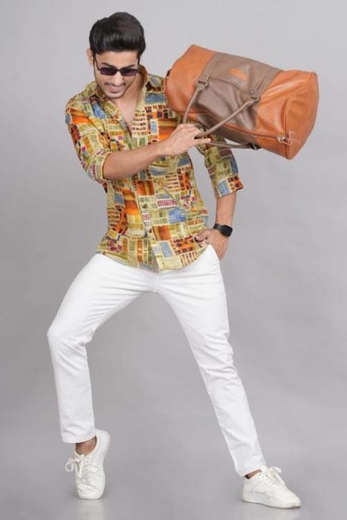 Inspired JODHPURI PRINTED SHIRTS. 