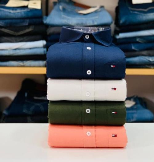 Inspired TOMMY COMBO OF 4PCS OF COTTON SHIRTS SET.