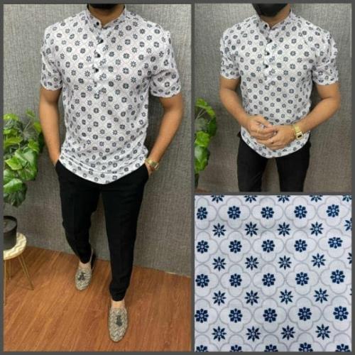 Inspired LAUNCHING  MENS EXCLUSIVE SHORT SLEEV KURTA.