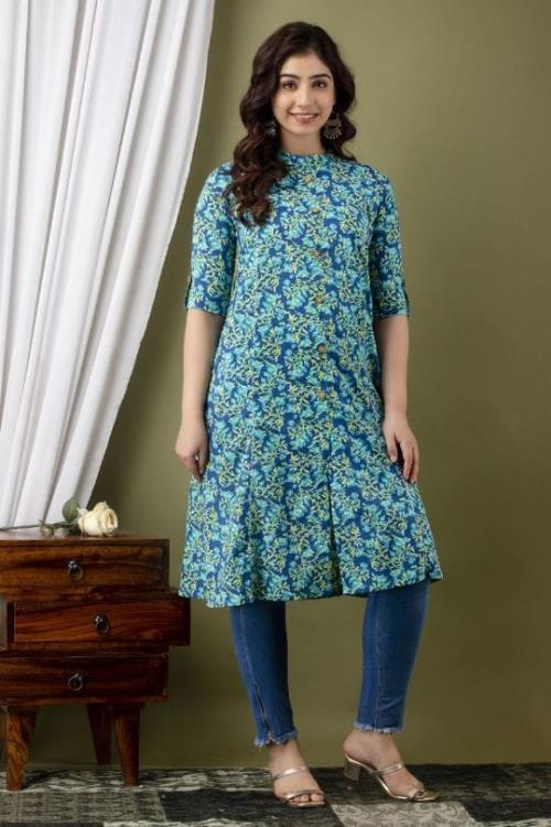 princess cut aline kurta.