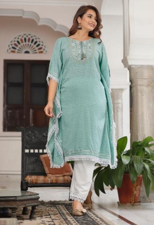 Kaftan with pant.
