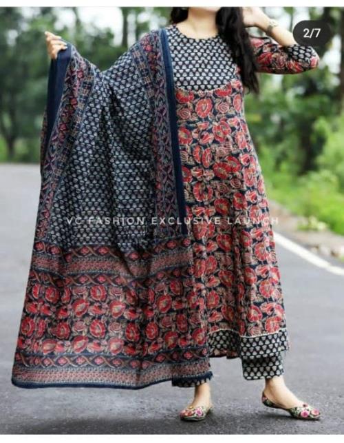 HEAVY Reyon ANARKALI KURTI.